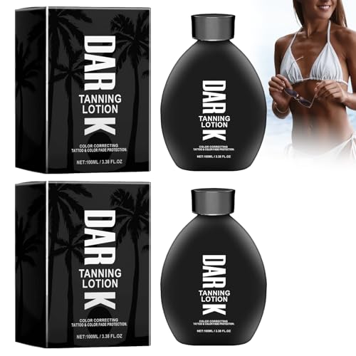 Crema Bronceadora, Acelerador De Bronceado Autobronceadora, Acelerador Bronceado, Crema Bronceadora Eficaz, Bronceador Cuerpo Y Facial, Gel De Bronceado Marrón, Bronceado Rápido Y Duradero, 2pcs