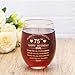 Calltoge Inspirational 1951 75th Birthday Gifts for Women Men 15oz Wine Tumbler Red Wine Glass Cup Behind You All Your Memories Before You All Your Dreams