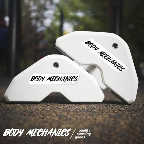 Image of CALISTHENICS PARALLETTES - BODYMECHANICS (WHITE - 8 INC)