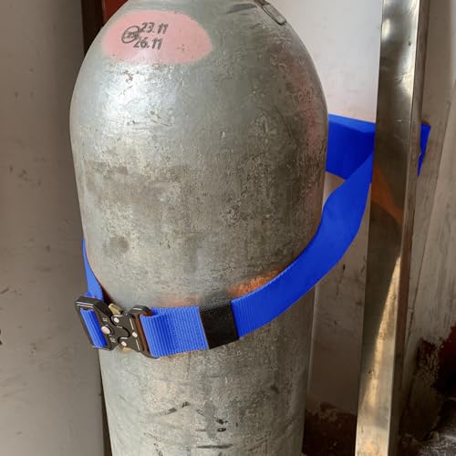 Chariot porte-bouteilles d'oxygène en acier avec roulettes et support aluminium