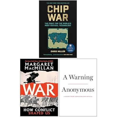 Chip War, War How Conflict Shaped Us [Hardcover] & [Hardcover] A Warning 3 Books Collection Set