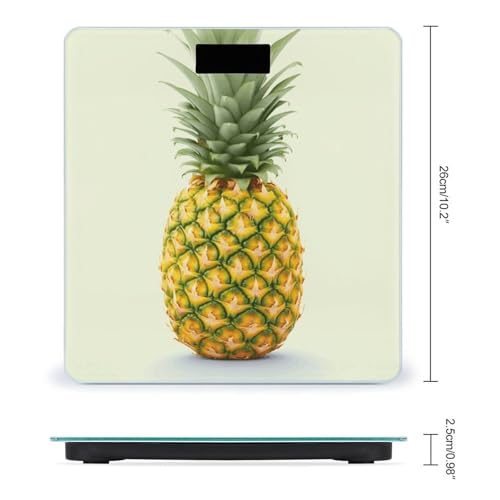 Báscula de baño digital con plataforma de vidrio templado miniatura 2