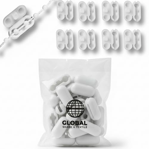 Pack of 10 Plastic Chain Connectors – Fits Roller, Roman & Vertical Blinds, Window Blinds Accessories for Blind Connector Clips & Venetian Blind Parts