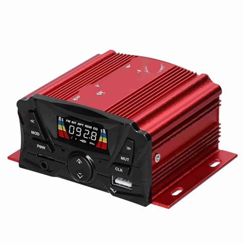 Guidon audio amplificateur pour moto 4 canaux avec radio FM
