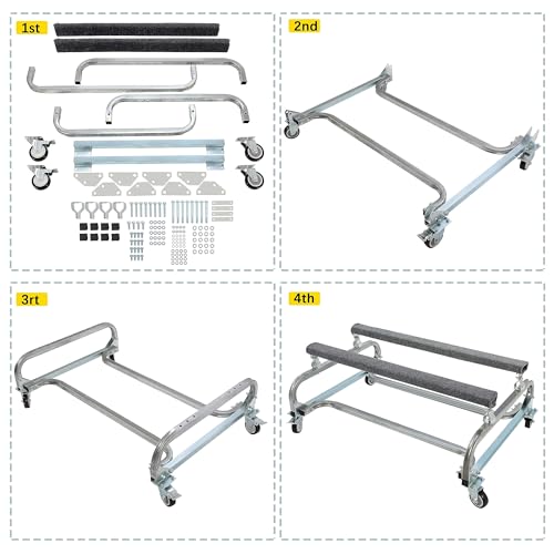 image for ECOTRIC 1000 LBS Capacity Watercraft PWC Dolly Boat Jet Ski Stand Stor