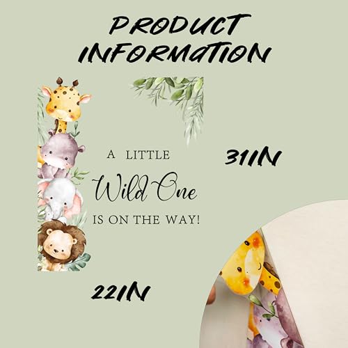 Vinilo decorativo Upfirst A Little Wild One para baby shower miniatura 2