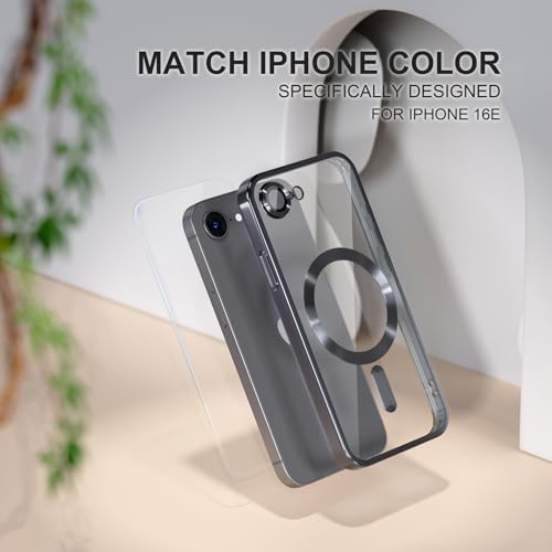 Image of Misea Magnetic for iPhone 17e / 16e Case Compatible with MagSafe Black