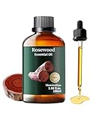 Bois de Rose Huile Essentielle100ML, 100% Reines huile essentielle rose, Natürliches Rosenholzöl für Diffusor, Aromatherapie & Hautpflege