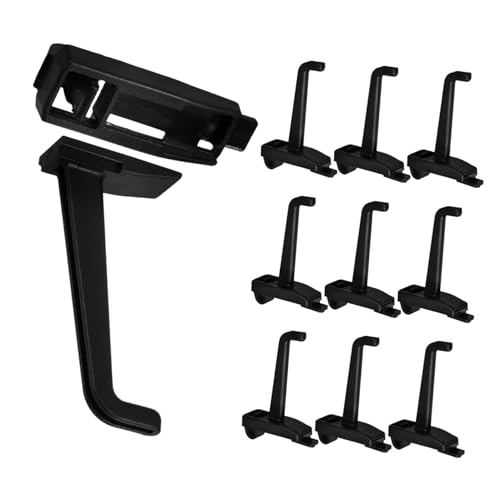 NAMOARLY Plastic Pegboard Hooks for Hanging 10pcs Kit Garage Storage Home Nail Board Tool Organizer Wall Utility Hooks