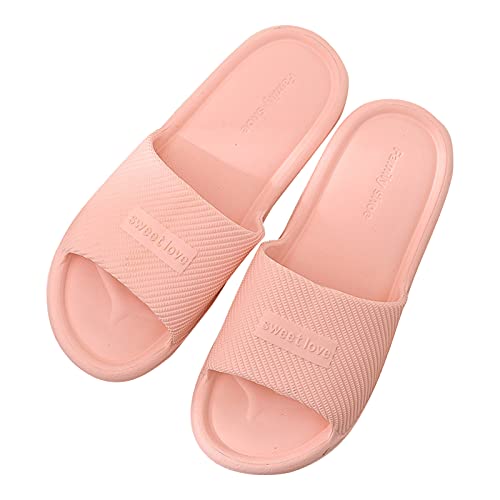 AnFeng Shower Shoes for Women Men Slip on House Shoes Quick Drying Pool Slides Memory Foam Bedroom Slippers