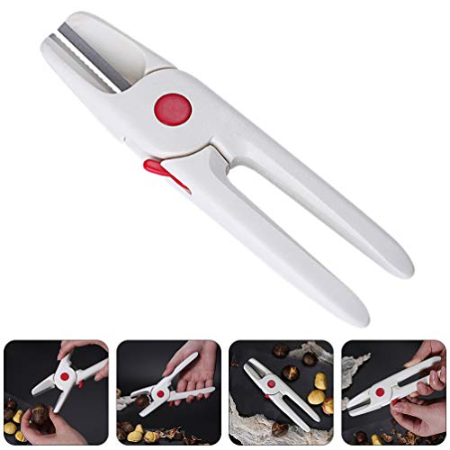 Yardwe 1 Unidade Clipe De Castanha De Aço Inoxidável Abridor De Castanha De Metal Triturador De Noze