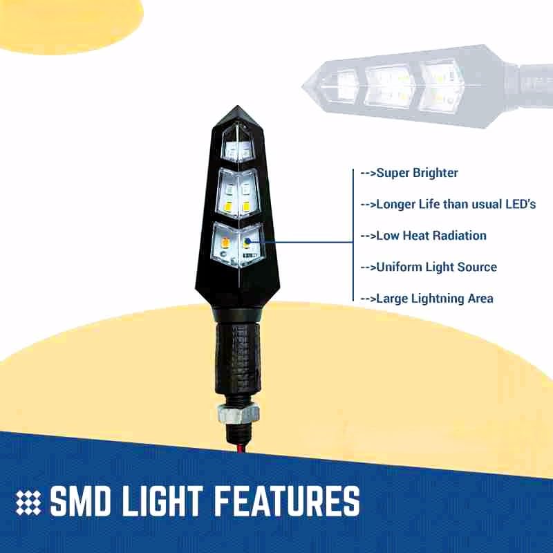 Image of Motorbike LED indicator light | Capable for Hero XPULSE 200 4V | (Pack OF 4)