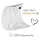 PinkZebra Musselin-Pumphose Baby Jungen von 3-10 Monate, Kurze Hose Short für Sommer, weiche Bloomers atmunsgaktiv aus 100% Baumwolle Handmade, Grau