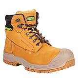 APACHE Thompson Wheat - Botas de seguridad impermeables (talla 6)