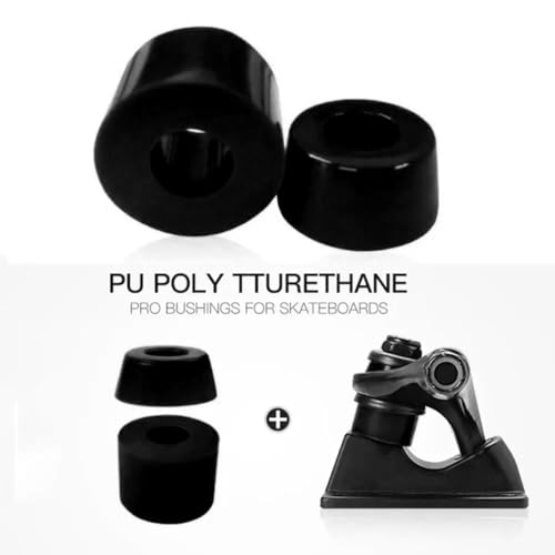 OQKAHIV Skateboard Buchsen Set - 4 Stück Lenkgummis Standard Cylinder für Truck, Longboard-Zubehör Ersatzteile Cups, beste Skateboard Bushings zum Austauschen, Perfektes Outdoor-Sport Accessoire!
