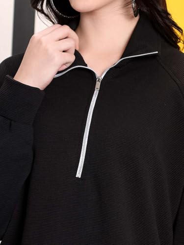 Image of KOTTY Women's Stylish Pullover Sweatshirt Ideal for Winter and Layered Looks
