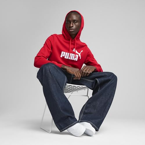 Image of PUMA | Posterize Men's Relaxed Fit Basketball Hoodie Black