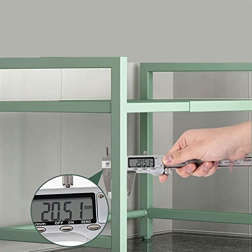 Chariot de cuisine extensible pour micro-ondes avec étagères modulables - 5