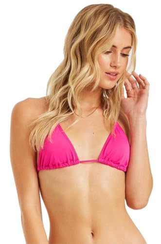 Haut de bikini rose Billabong Sol Searcher Tri en textile stretch XL 14