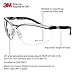 3M Safety Glasses with Readers, BX, +1.5, 1 Pair, ANSI Z87, Anti-Fog Anti-Scratch Clear Lens, Silver Frame, Adjustable Length Temples and Lens Angle
