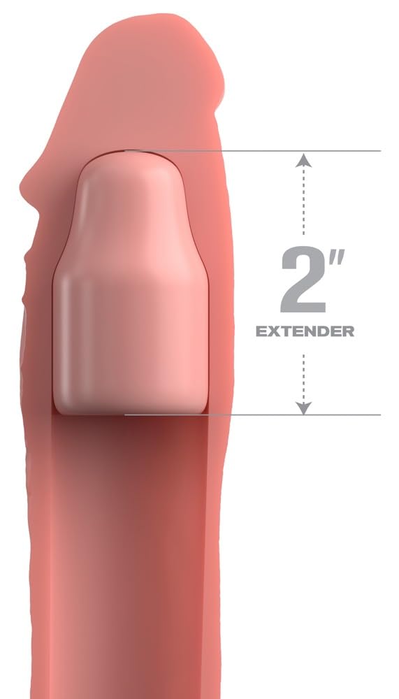Pipedream Fantasy X-tensions Elite 2" Silicone X-tension with Strap Light 51 mm