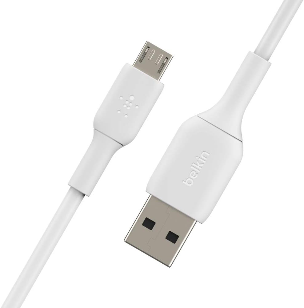 Belkin CAB005bt1MWH 3.3-Foot BOOST↑CHARGE USB-A to Micro-B (White)