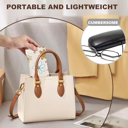 Image of Anikathy 2Pcs Sunglass Eyeglass Glasses Case Soft PU Leather with Cleaning Cloth Portable Glasses Pouch Bag for Men Women