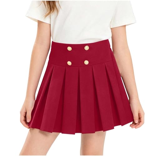 Jupe plissée fille idéale pour l'uniforme scolaire et les sorties d'été