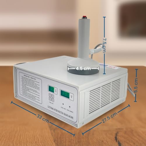 Image of SMART PACK Manual Induction Sealer for Packaging of PET, HDPE Plastic and Glass Jar Sealer Machine | Heavy Duty Packaging Equipment | Safety Seal Portable Induction Sealer | Small Torch Tool