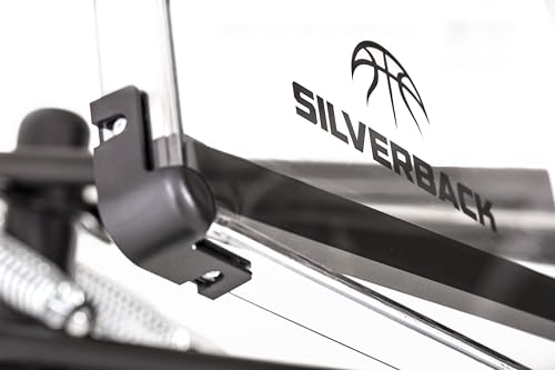 Image of Silverback NXT Portable Adjustable 10ft Outdoor Basketball Hoop - 50 inch and 54 inch Basketball Goal Backboard Available - Assembles in 90 Minutes
