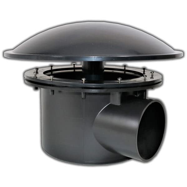 eco-filtration AQUA SURE Large Bottom Drain & Dome Kit | 110mm Sump Drain (4” Waste) | Koi & Garden Ponds