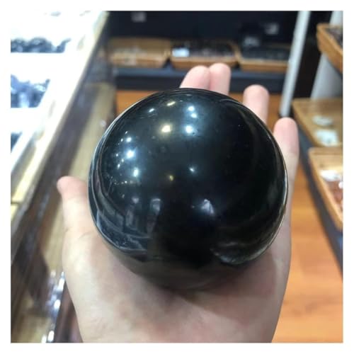 Bola de minerales de cuarzo negro natural de 35-40mm para decorar tu sala con buenas energías 2