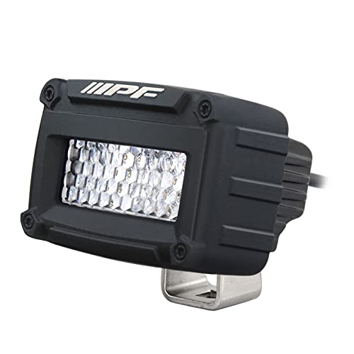IPF フォグランプ 作業灯 ワークライト LED 2インチ シングル 650lm(460cd) 3200K 電球色 12V用 拡散配光 アウトドア ランタン 軽量 コンパクト 641WL-1