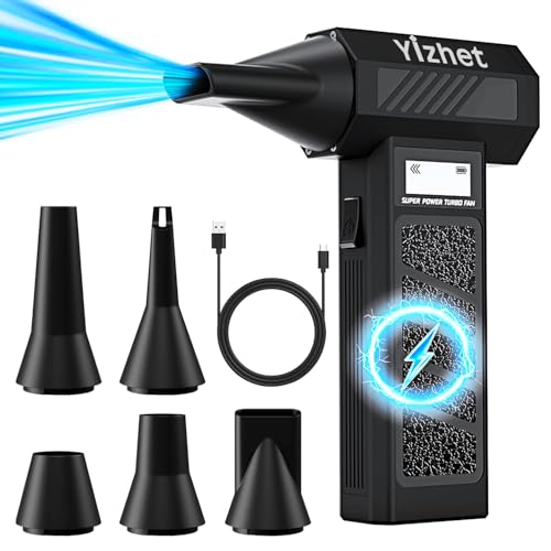 Souffleur air comprimé puissant PC portable mini dépoussiéreur écran LED