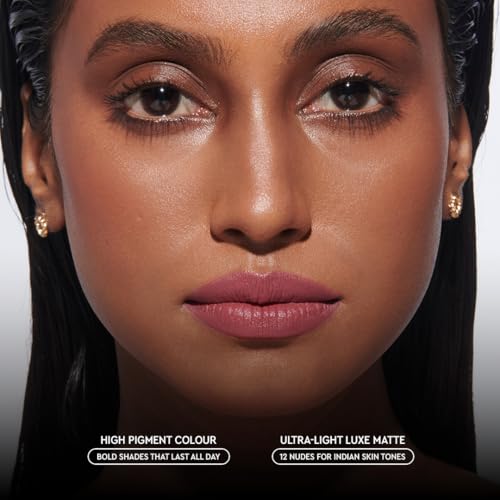 Image of Kiro Slickstick Luxe Matte Lipstick - Blushed Cocoa, 2.4g