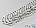 Produktbild POV® Drahtbinderücken 34 Ringe 11,1mm, 7/16 Zoll, 3:1 Teilung brilux, Verpack...