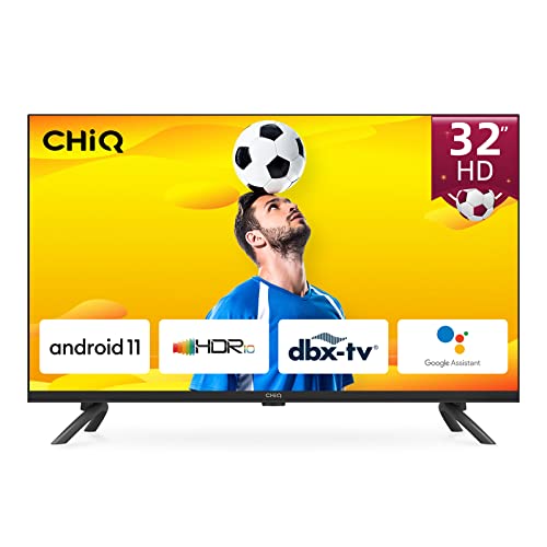 CHiQ L32G7LX,TV 32 Pollici Smart TV (80 cm), 2022 TV con Android 11, Frameless...
