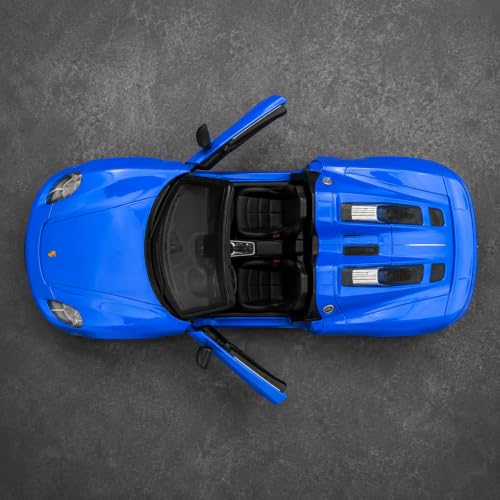 Image of Wizplex CCA Officially Licensed Porsche 918 Spyder 1:64 Scale Die Cast Metal Car - Collectible Alloy Open-Top Hypercar Model with Free-Rolling Wheels, Display Showpiece for Kids 3+ & Car Enthusiasts