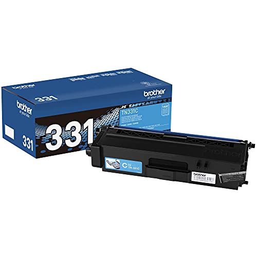 New Arrivals Brother TN-331C DCP-L8400 L8450 HL-L8250 L8350 MFC-L8600 L8650 L8850 Toner Cartridge (Cyan) in Retail Packaging.