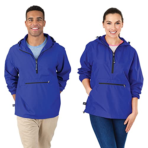 Image of Charles River Apparel Unisex Pack-N-Go Pullover, Lightweight Packable Anorak Windbreaker for Men and Women
