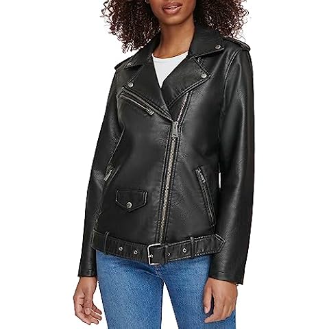 Levi's Women's Oversized Faux Leather Jacket Cover