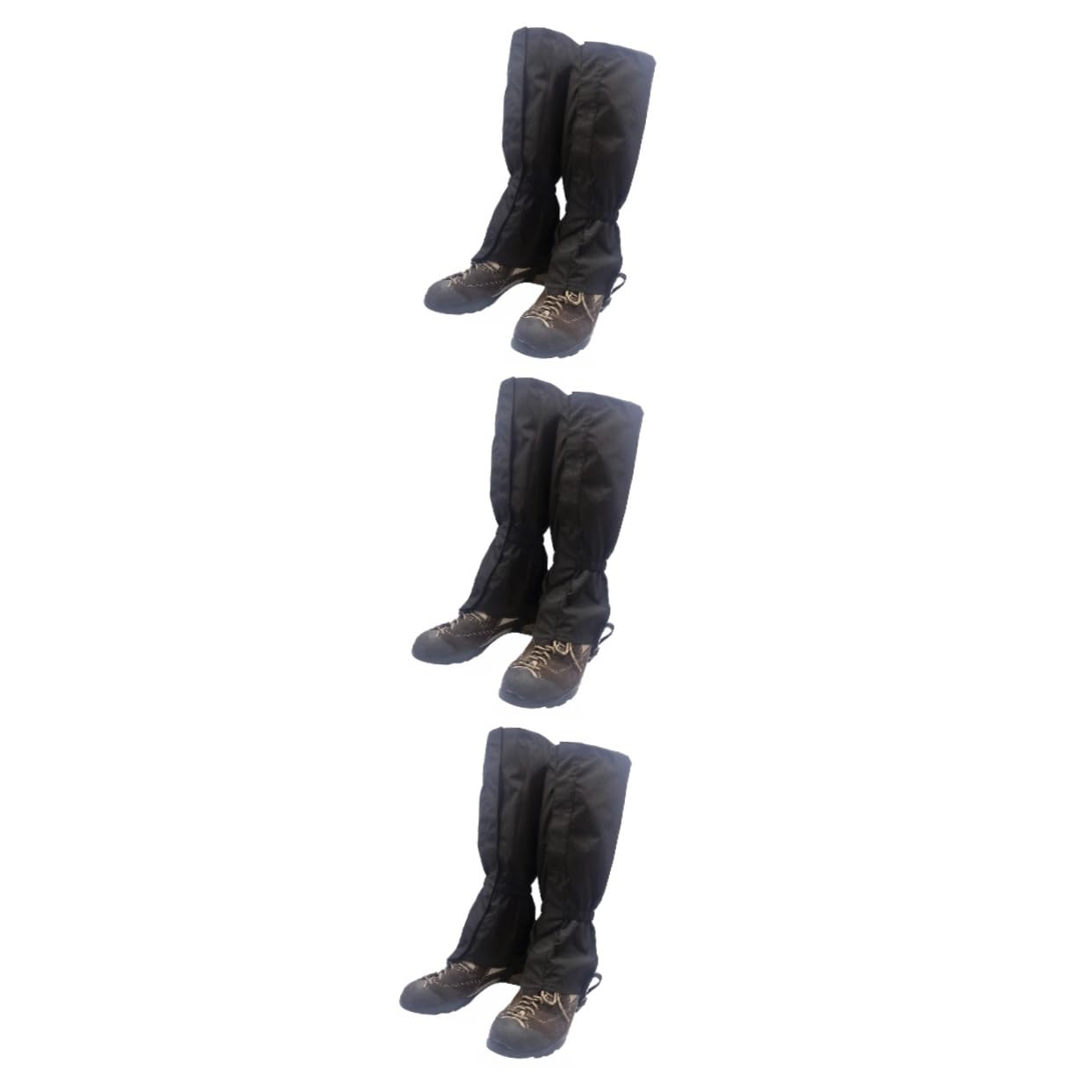 BESPORTBLE 3 Pares de Polainas de Nieve para Esquí Cubrebotas para Actividades al Aire Polainas para con Banda Elástica para Snowboard