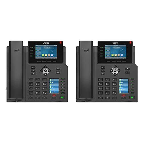 Teléfono VoIP Fanvil X5U 2 unidades pantalla color miniatura 1
