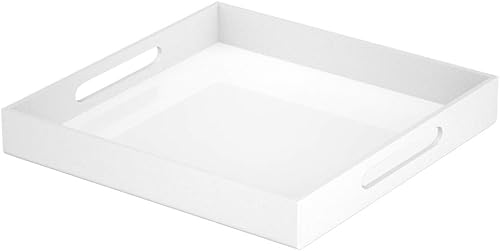 NIUBEE Lucite - Bandeja para servir