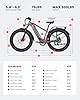 VEEFA E1 Electric Bike for Adults 750W/Peak 1000W Motor 48V 13AH Removable Battery Step-Over Electric Bicycle 26" x 4.0" Fat Tire Mountain Ebike 28MPH E Bike 7-Speed Gray #5