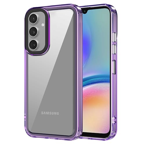Image of Zapcase Back Case Cover for Samsung Galaxy A05s | Compatible for Samsung Galaxy A05s Back Cover | Case Cover with Camera Protection | (TPU + PC | Translucent Purple)