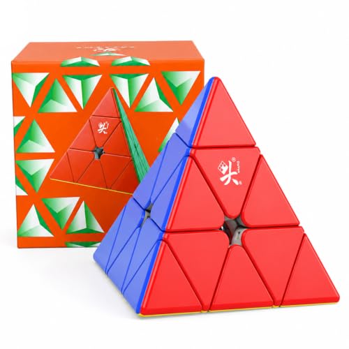 Image of Dayan Pyraminx V3 Magnetic Speed Cube | 10 Magnet Ball-Core | 48-Level Numerical Dual Adjustment & Adjustable Core Magnets | Lightweight 60g Professional Stickerless Pyraminx Puzzle