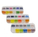 WellieSTR 3Box (3 Size) Fly Tying Holographic Nymph Head Bead Dia.3mm/2mm/1.5mm Killer Caddis Glass Beads Fly Fishing Materials,12color