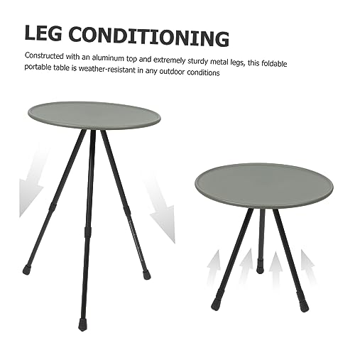 Table de camping pliante en alliage d'aluminium table ultra légère - 7