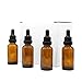 Yizhao Ambar Frasco Cuentagotas Cristal 30ml, Botellas Cuentagotas con [Pipeta Cuentagotas Cristal],...